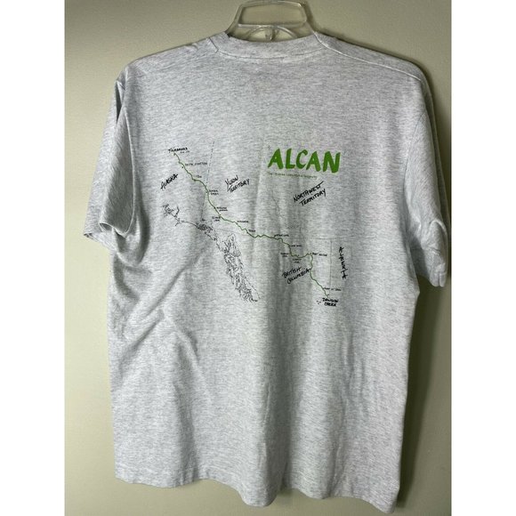 VTG 1990s Vintage Alaska Canadian HWY XL t-shirt - Picture 6 of 8
